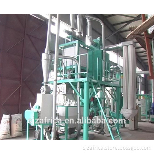 small maize mill complete line, maize mill line for Africa, small capacity maize mill machine for Africa
